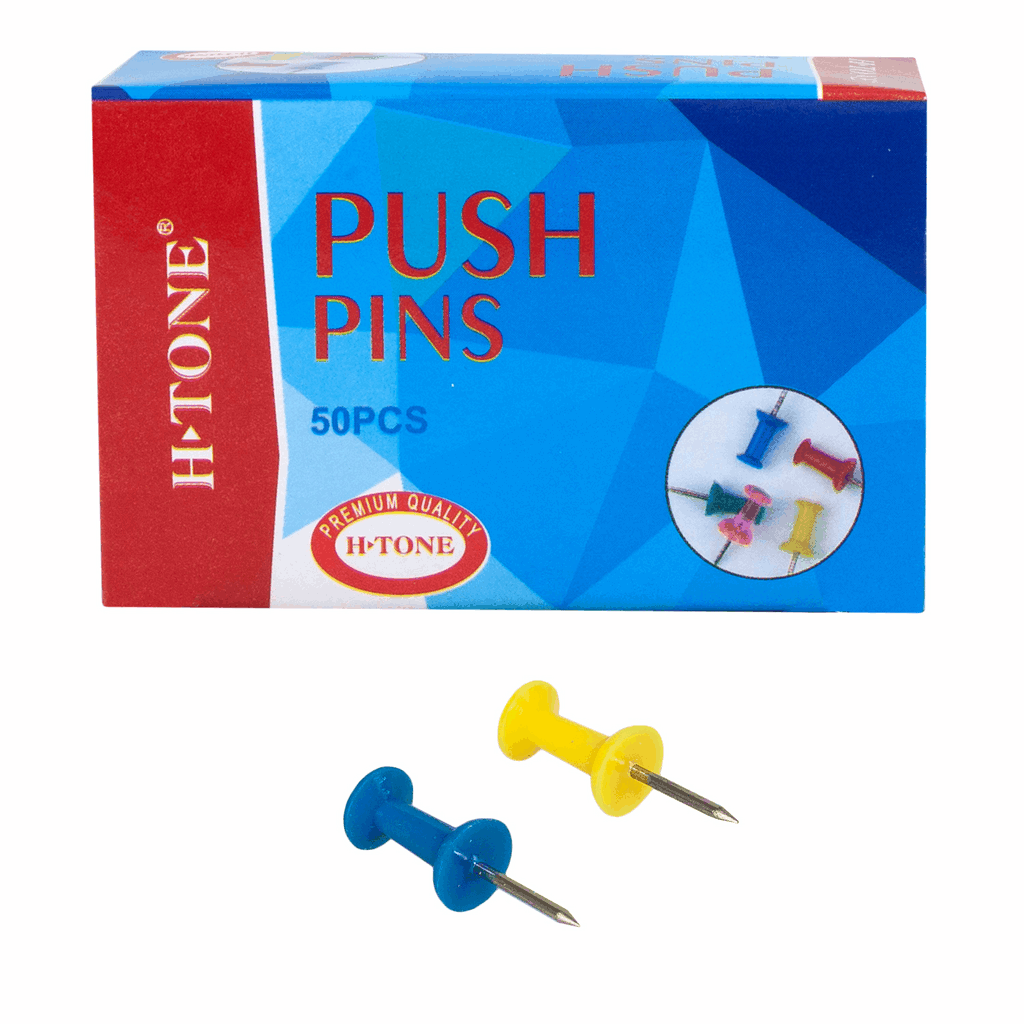 Кнопки-цвяшки кольорові, 50 шт H-Tone (JJ40344)